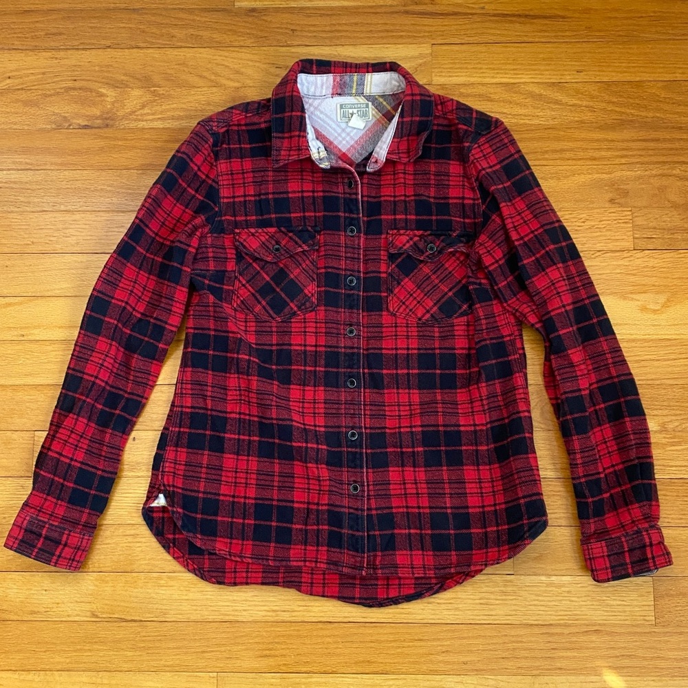 Converse All Star women’s flannel size S
